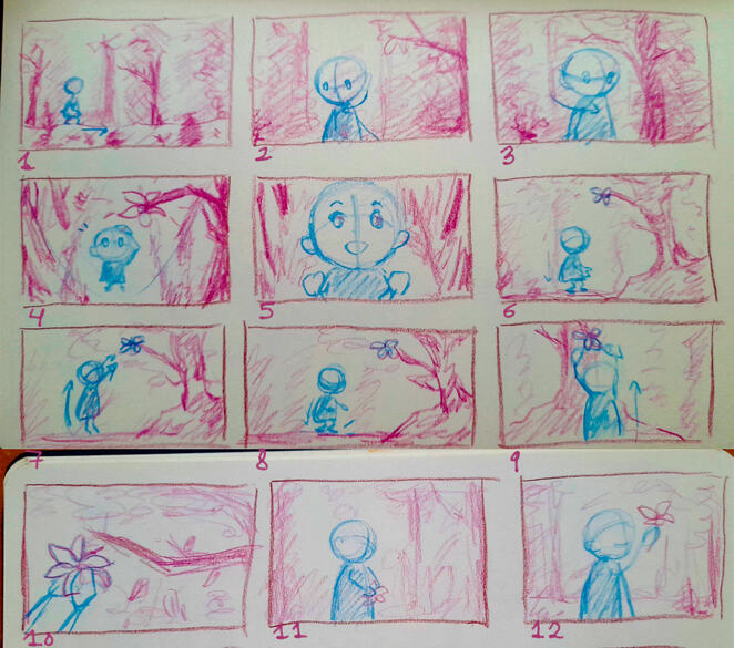 Storyboard sketch